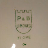 Vintage salad bowl P & B Limoges Flore