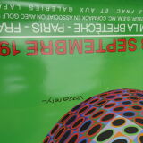 Trophy poster lancôme vasarely 1988