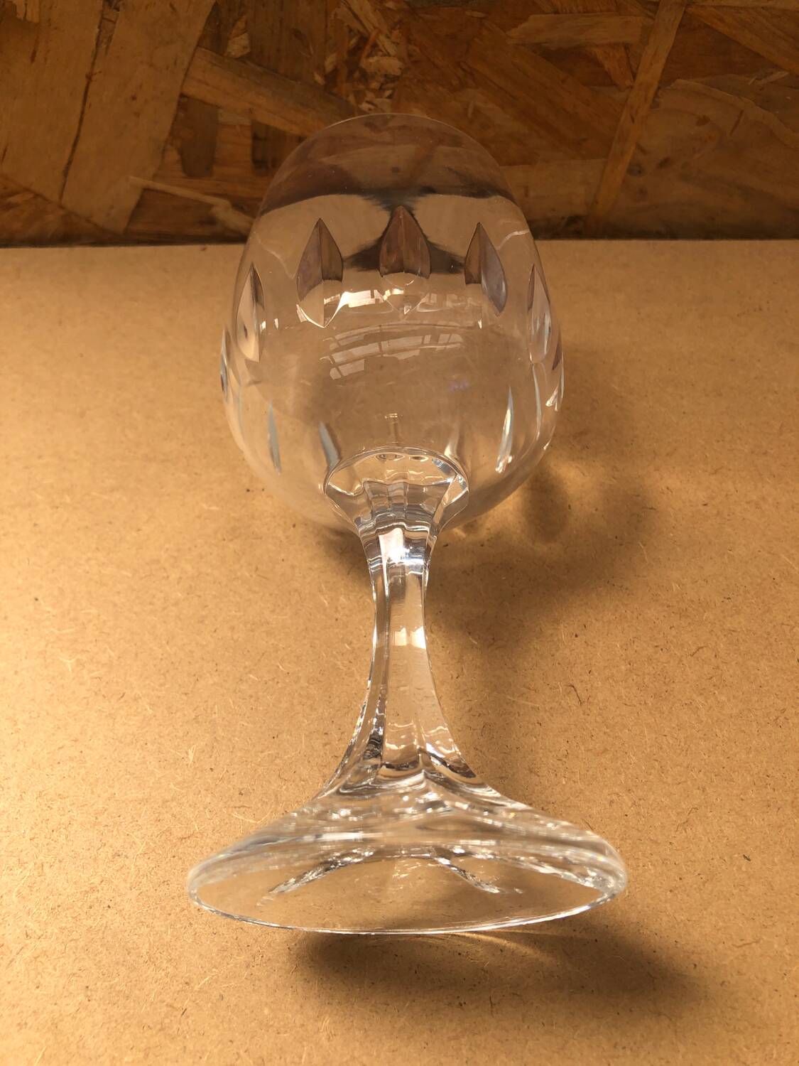 Set of 6 Cristal D'Arques Longchamp Vin France Vintage Stemmed Glasses