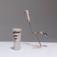 High ostrich earthenware mug, 1960s