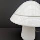 Mushroom lamp by RES MURANO in opaline, Italy 1960