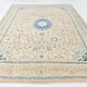 Grand Tapis Persan Ancien – Motifs Médaillon, Laine Nouée Main, 289x376 Cm
