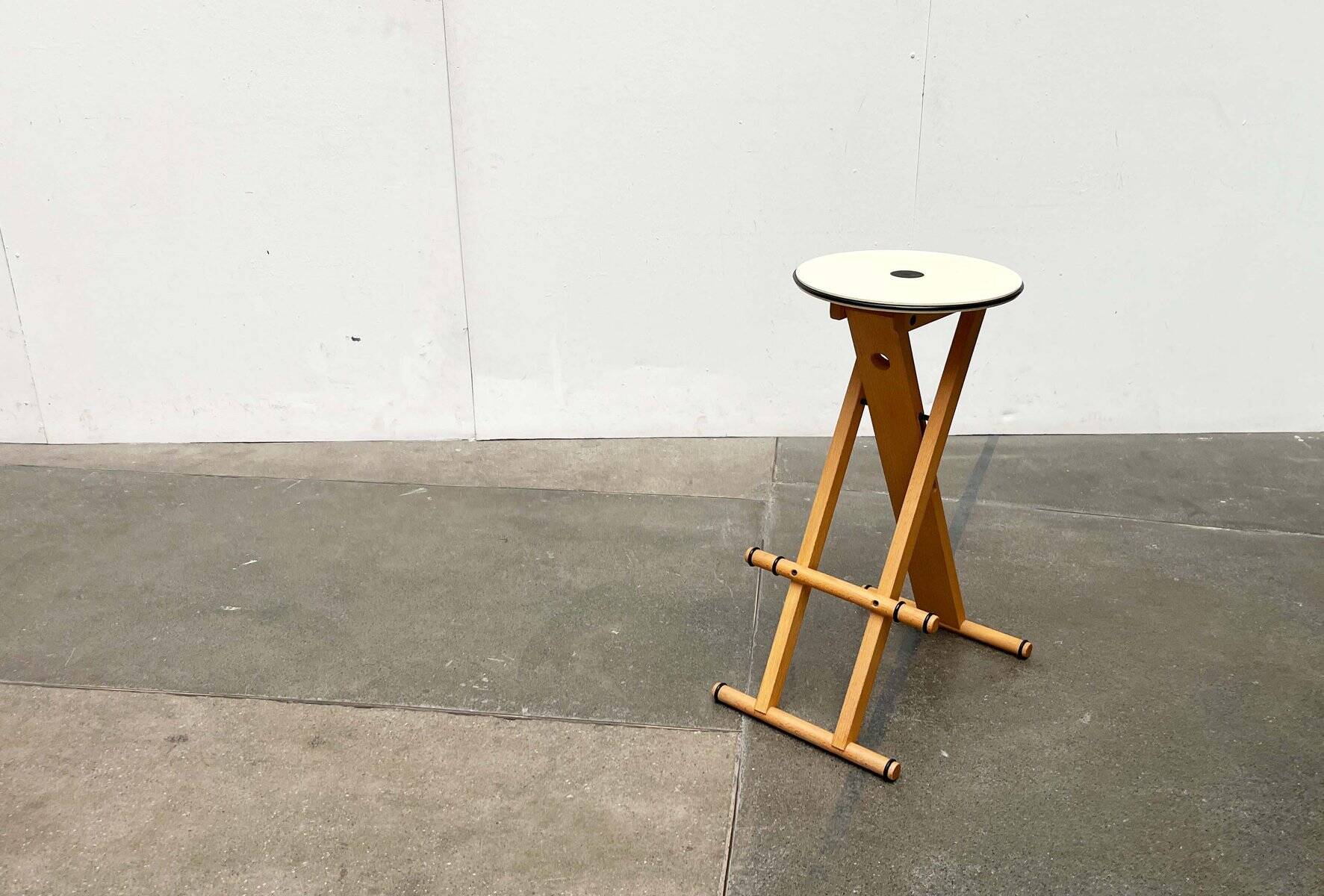 Postmodern Italian folding stool by Enolinea, 1980s.