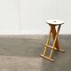 Tabouret pliant italien postmoderne de Enolinea, années 1980