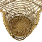 Large Rattan Wicker Peacock Chair Throne Emanuelle Boho 131cm