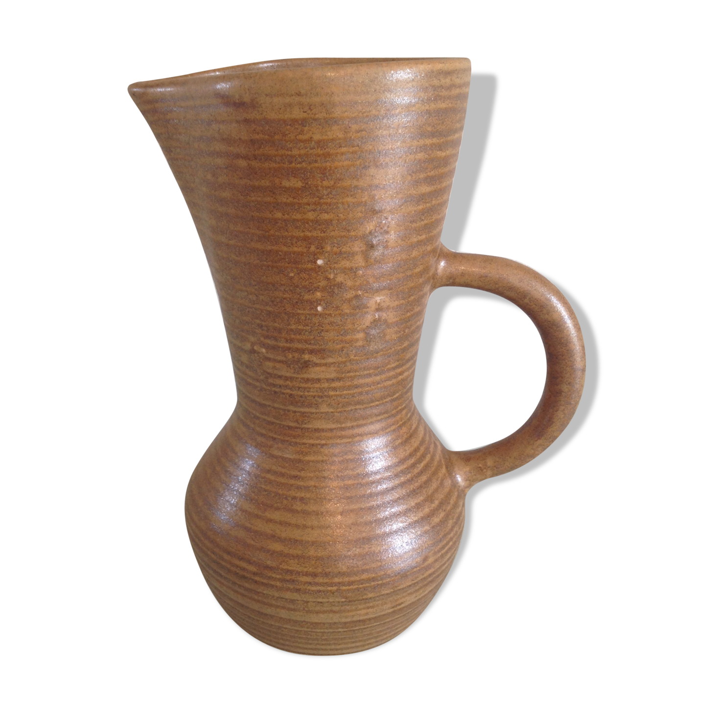 Pitcher vintage ceramic long neck