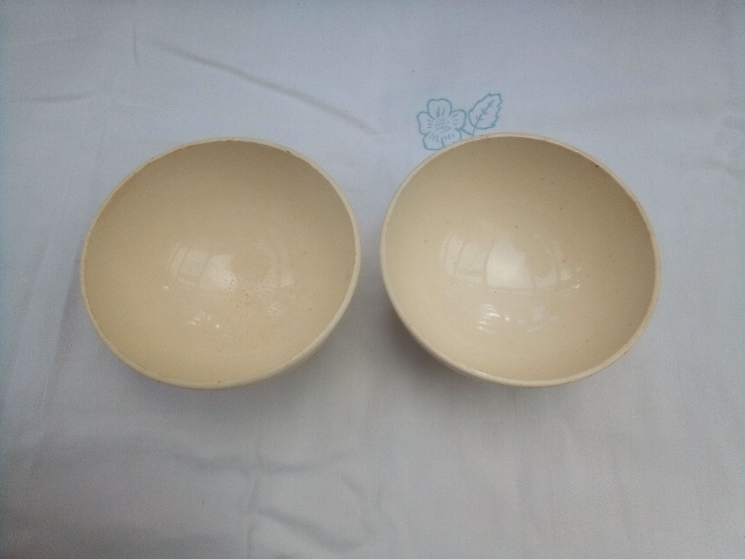 2 old bowls