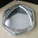 Art Deco Style silver metal presentation tray