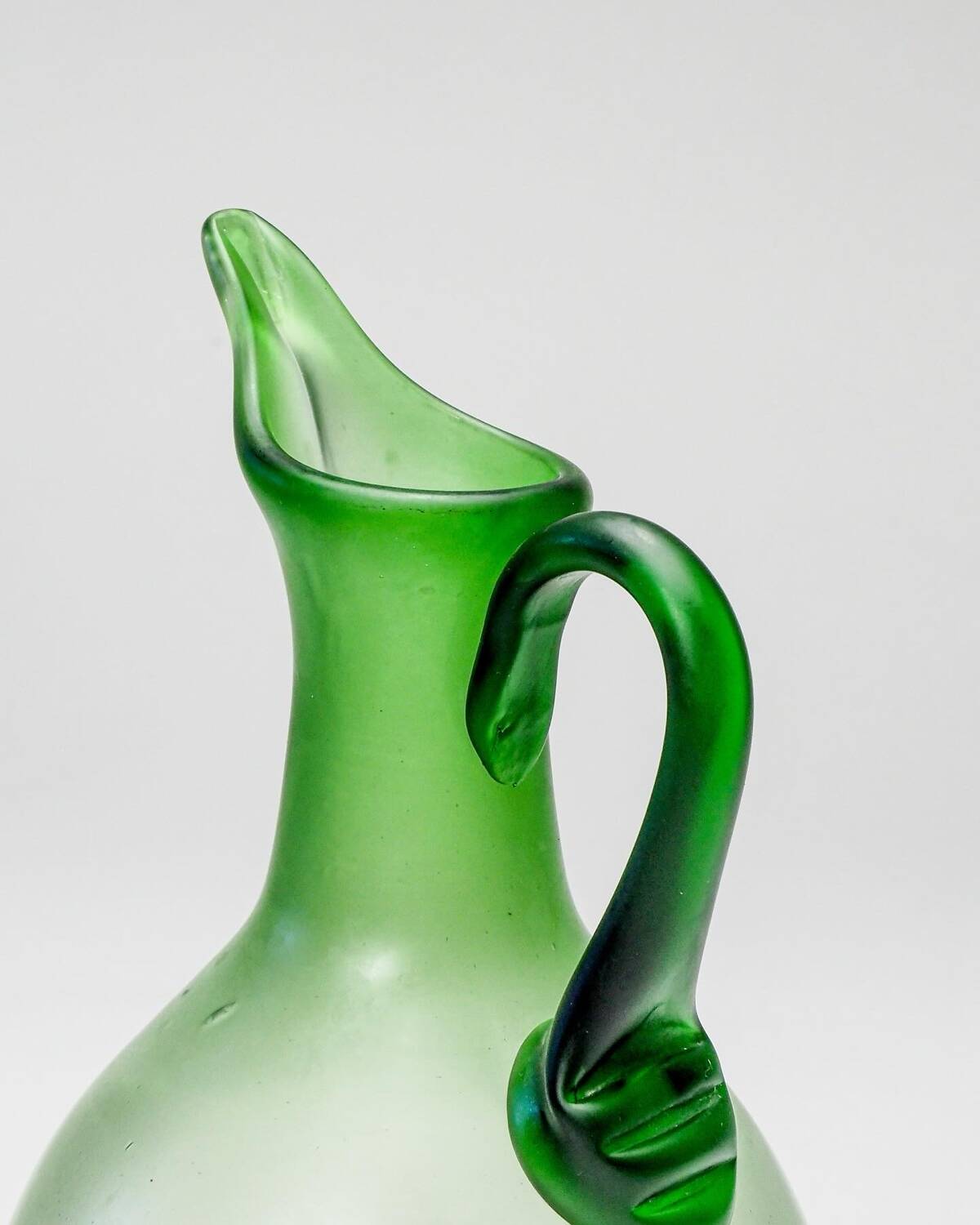 Glass paste carafe, art nouveau