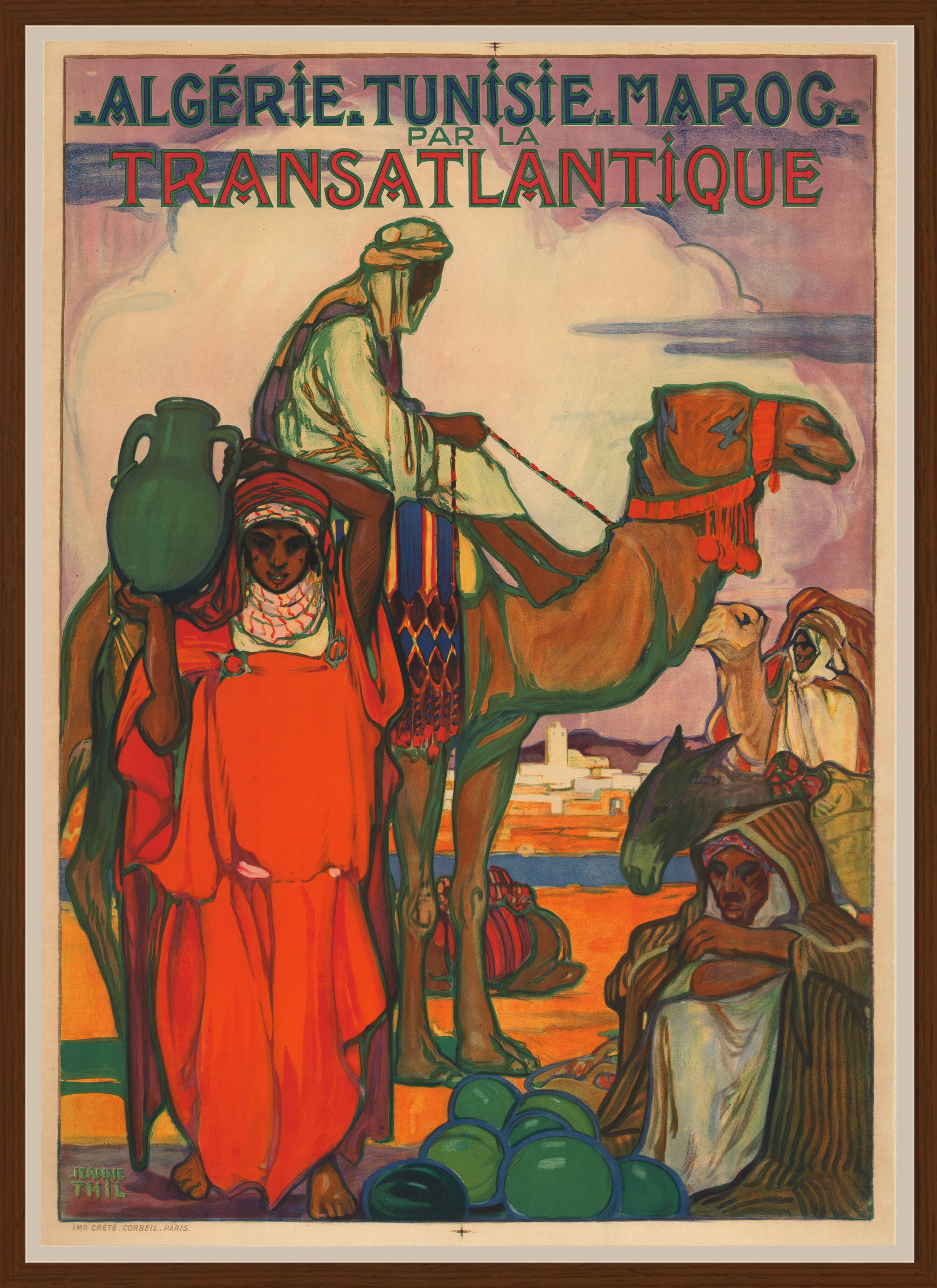 Transatlantic Poster Algeria, Tunisia, Morocco