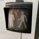 Industrial lamp metal pedestrian crossing a fastener 220 v and leds