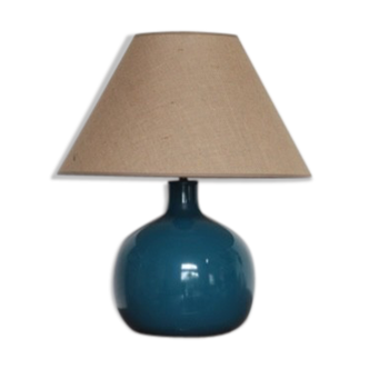 Wooden lamp turned France 1970