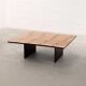 Bamboo coffee table by Axel Vervoordt, Belgium, 1980s