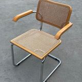 Cesca chair B64 with armrests by Marcel Breuer Design