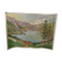 School poster Rossignol collection 50s, N° 33 and 34 the lake and the coast with cliff