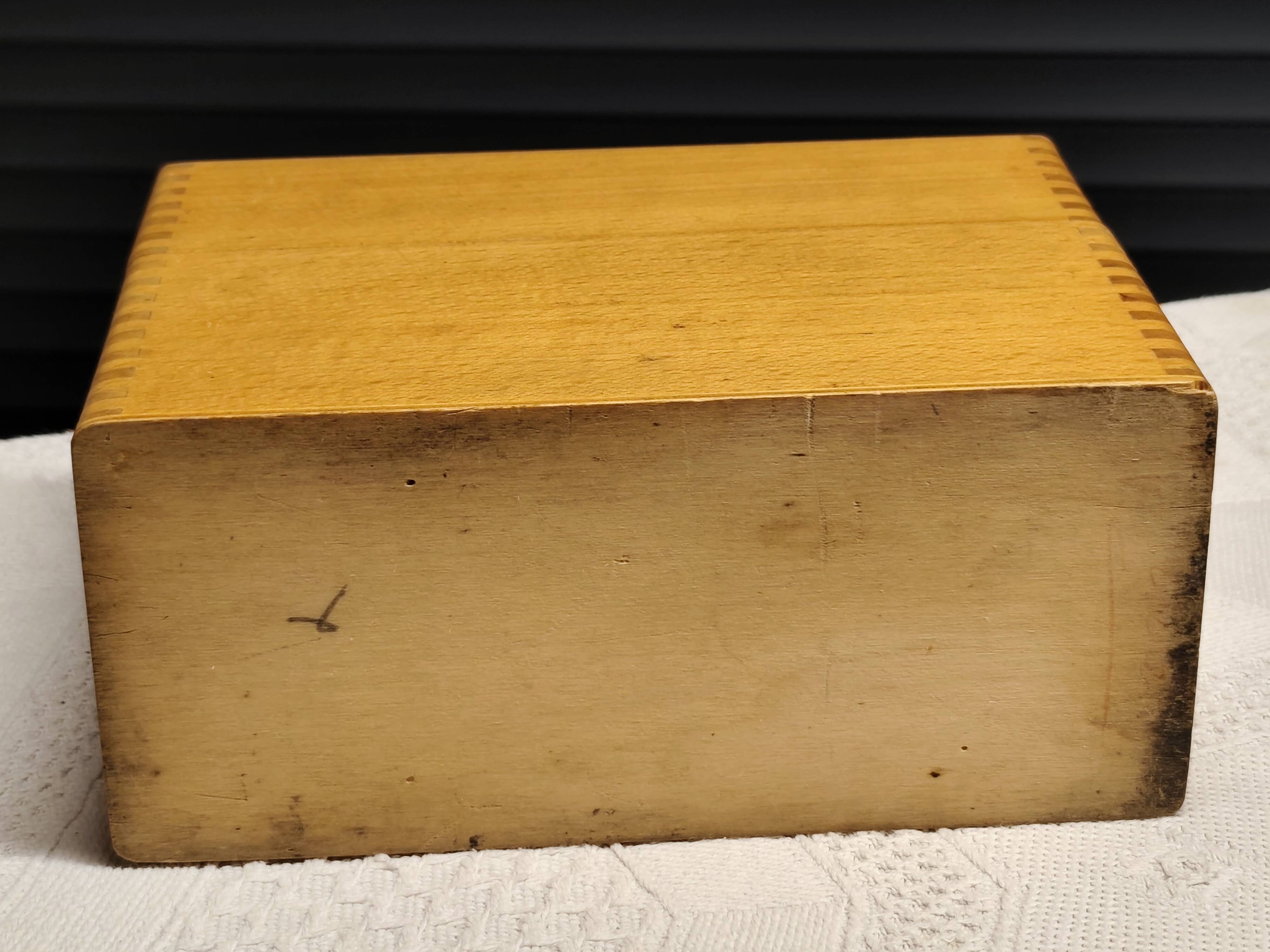 "Vintage" index card boxes