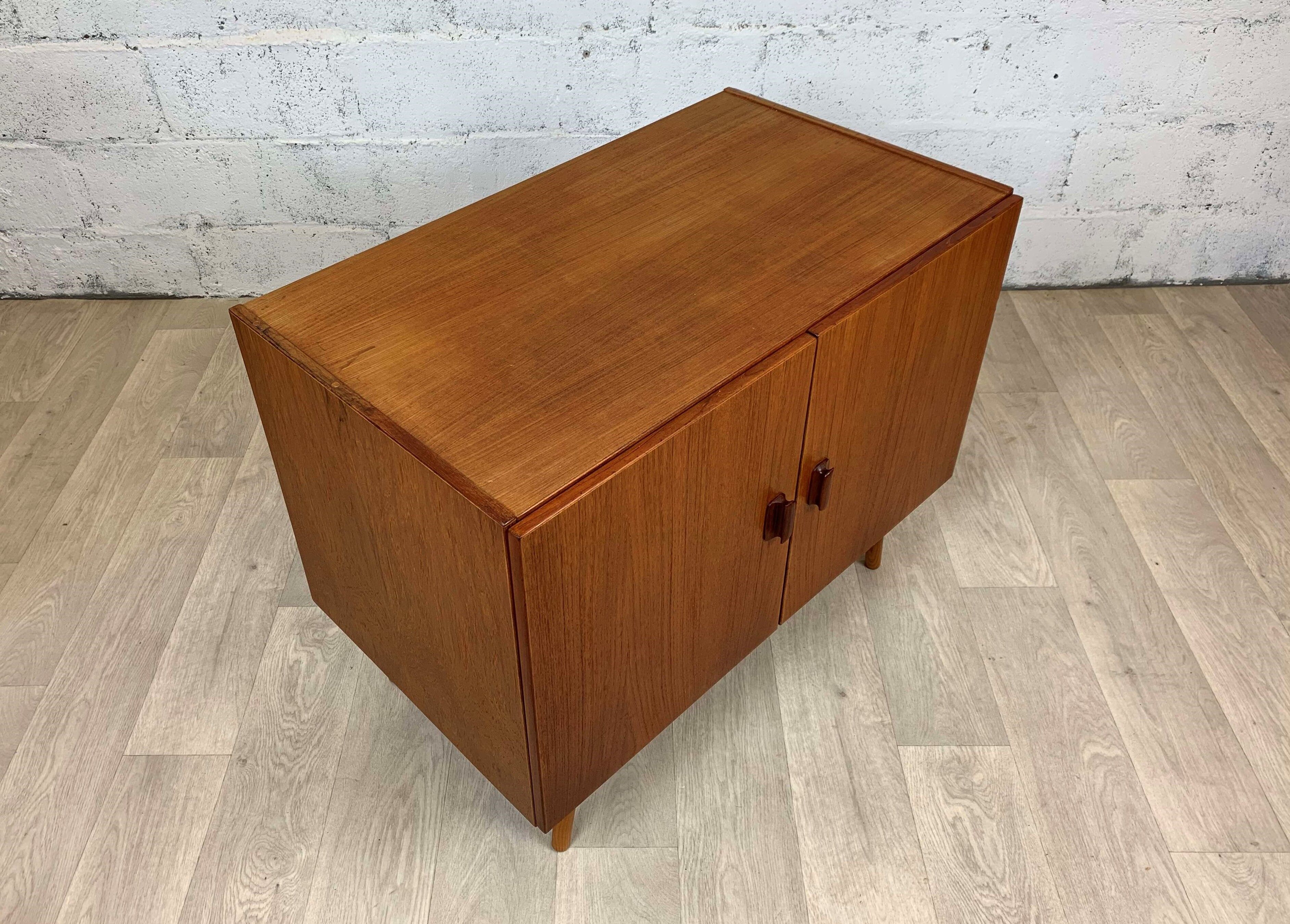 Scandinavian teak buffet with drawers, 60s