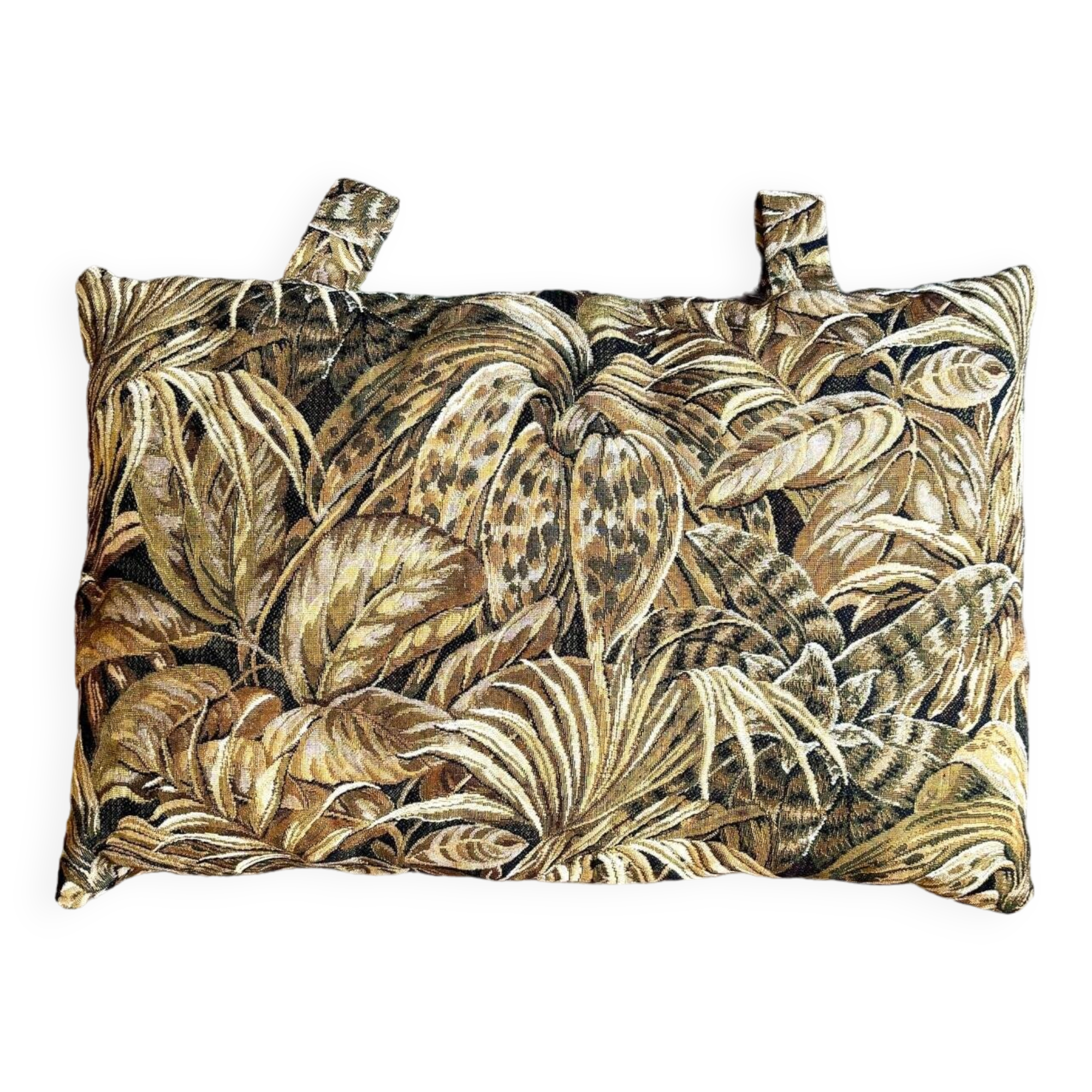 Coussin, tête de lit en Jacquard de coton ☐ 72 x 45 cm