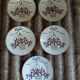 5 antique Longchamp dinner plates