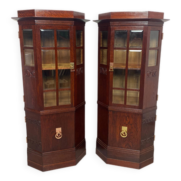 Vitrines Jugendstil dans le style de Joseph Maria Olbrich