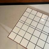 Custom dining table "steel and earthenware"