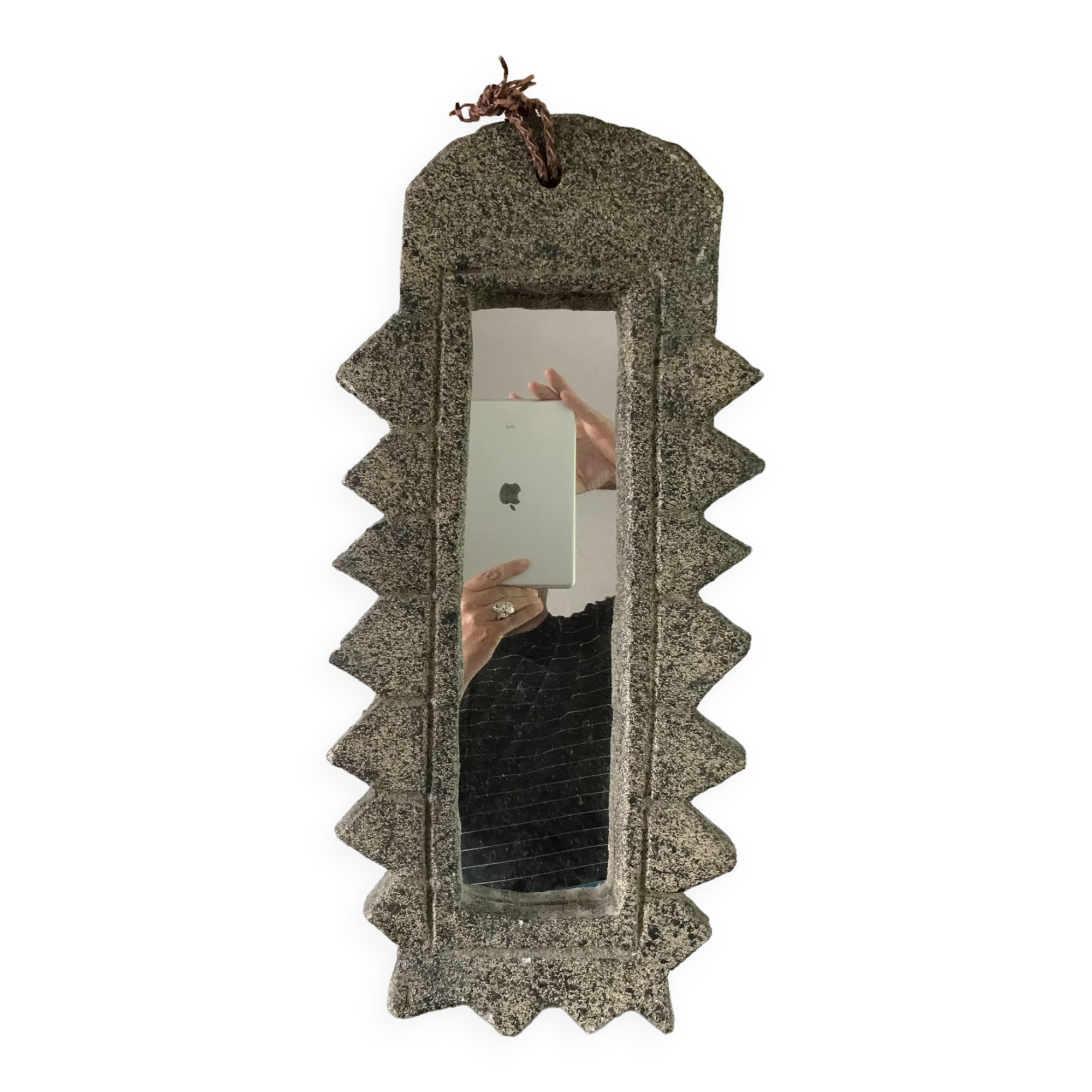 Brutalized ceramic mirror