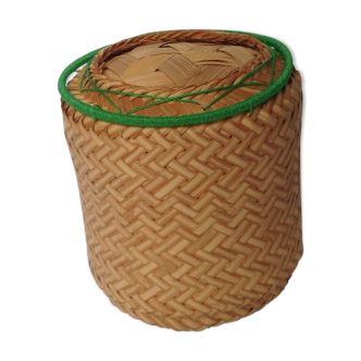 Boite bambou tressé