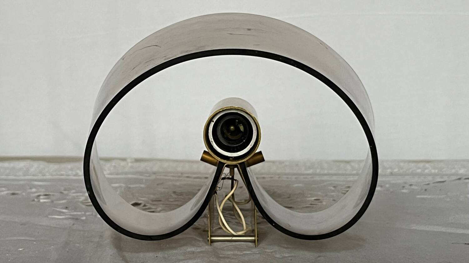 Plexiglas designer wall light 1970