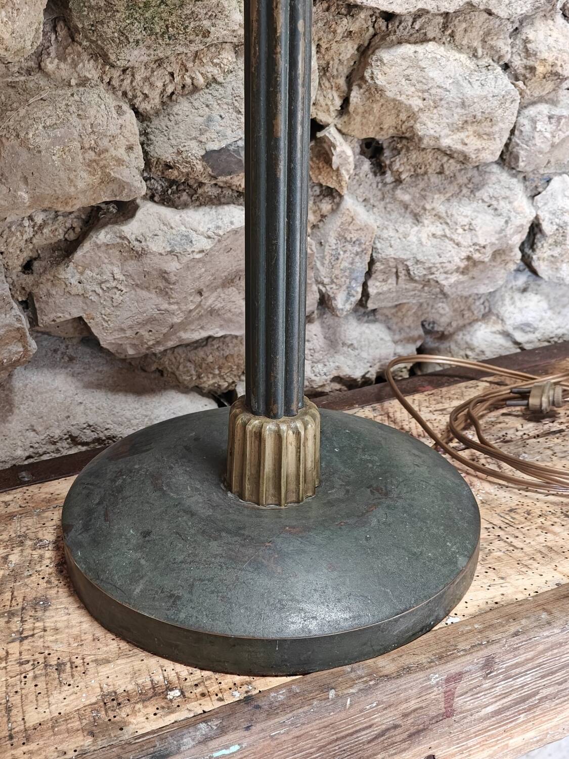 Art Deco P.Fargette table lamp