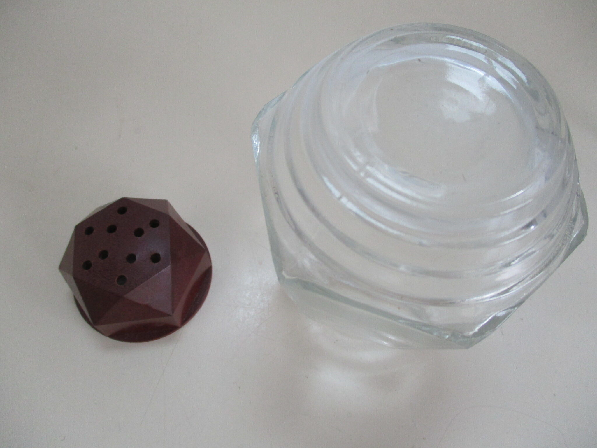 Sprinkler glass and bakelite - deco art