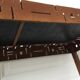 Perforated sheet metal and wood console
