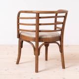 Set of 2 Thonet Armchairs, Model B246, 1930s, Restored & Reupholstered
