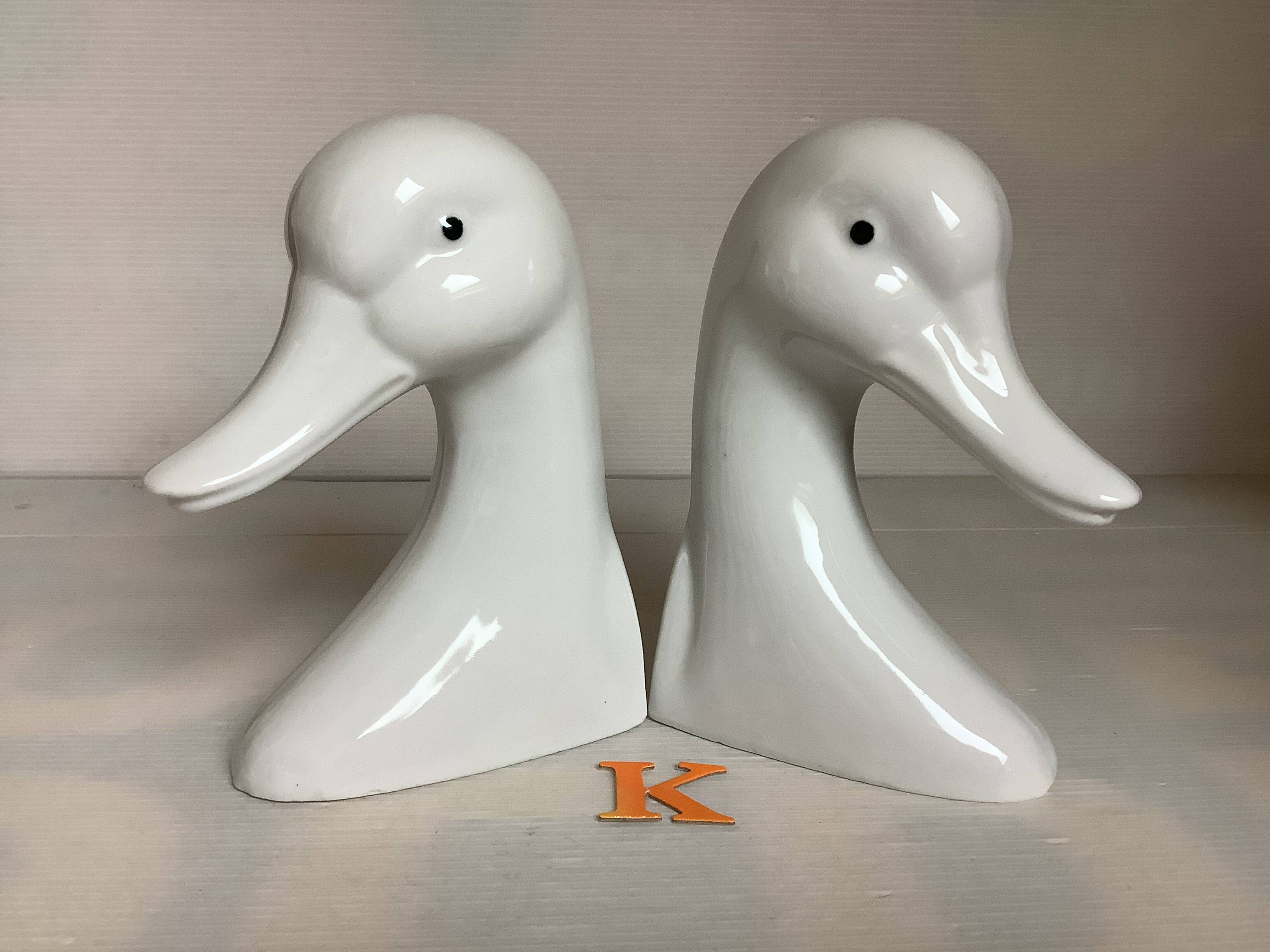 Paire de serre livres canards oies oiseaux