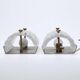 Glass wall lamp by Carl Fagerlund for Orrefors Sweden 1960s set of 2