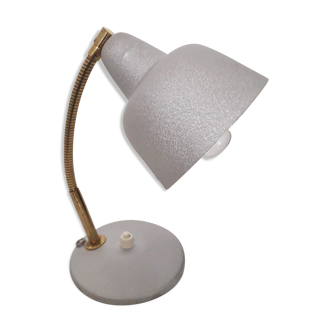 Desk lamp / adjustable e-reader - Silver and gold metal - 1950