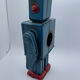 Old robot - metal/painted sheet - tin toys style - vintage