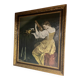 Oil painting "The Lute Player" by Orazio Gentileschi
