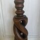 Lampe en bois vintage 47cm