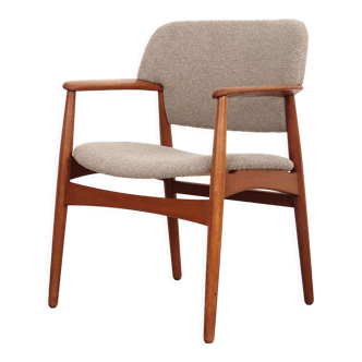 Oak armchair, Danish design, 1960s, designer: Ejner Larsen & Aksel Bender Madsen, production: Fritz