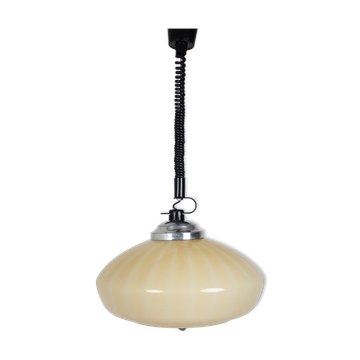 Mid-century glass pendant, 1970's