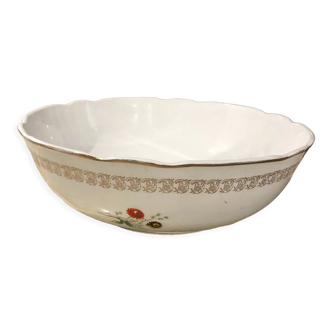 Vintage salad bowl stamped "Digoin & Sarreguemines"