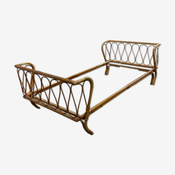 Basket rattan daybed