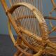 Fauteuil en rotin, 1950