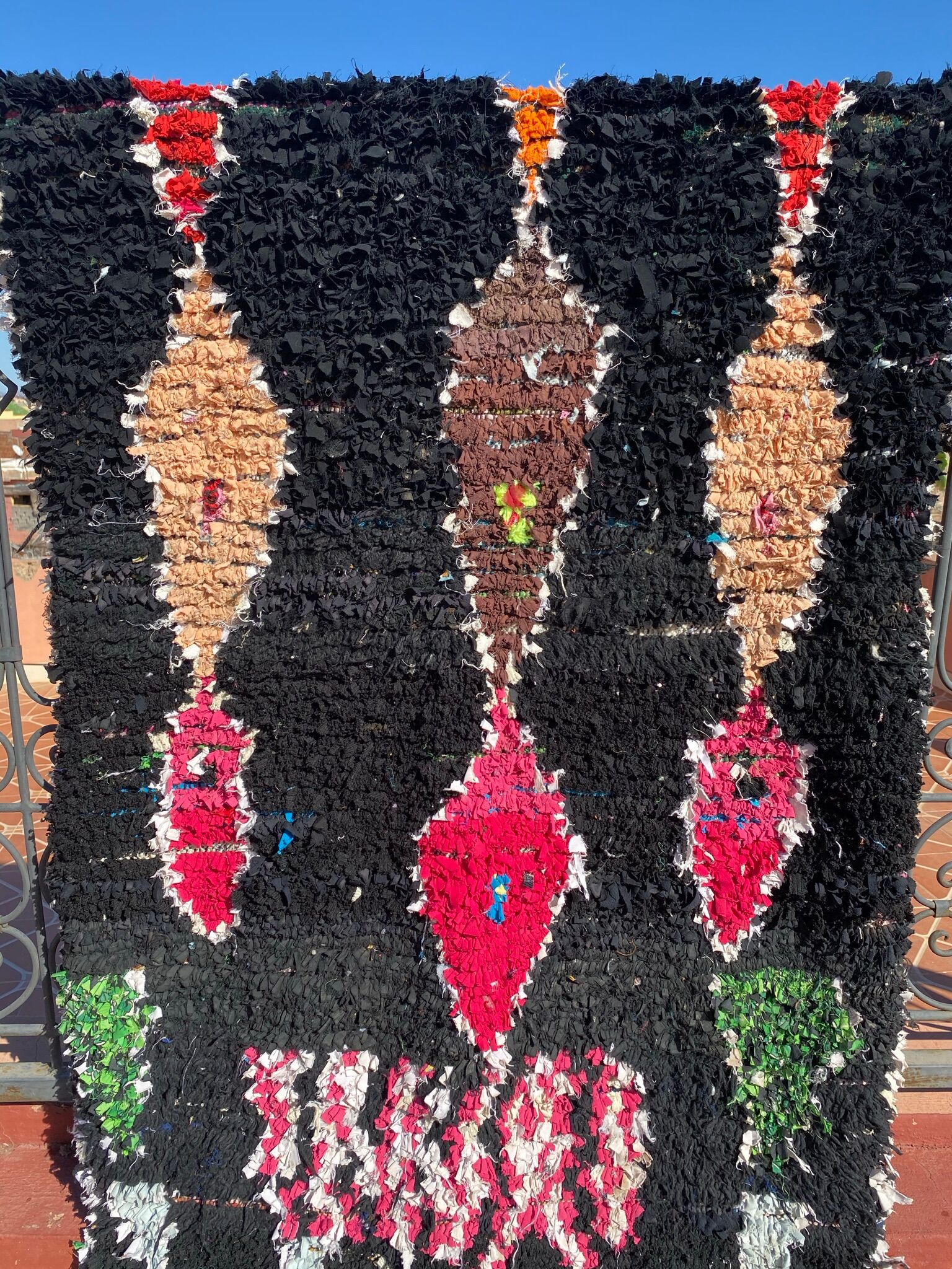 Carpet marocain boucherouite yanis