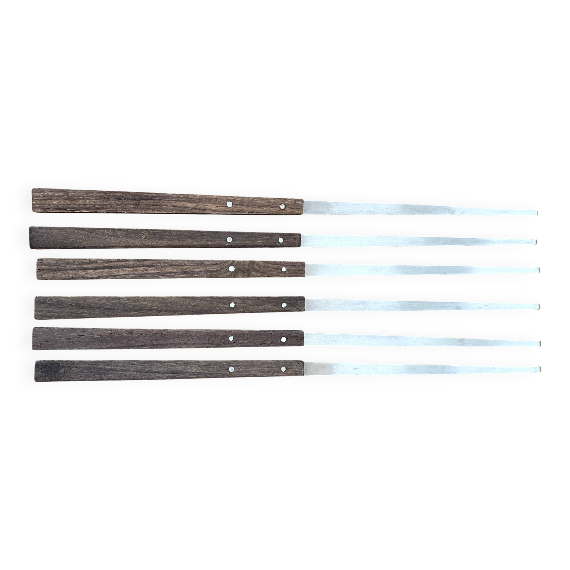 Pics à crustacés Letang Remy inox et bois exotique