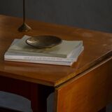 Scandinavian extendable table for writing or dining with a drawer, early 20th century.