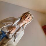 Religious Statuette of Our Lady of Lourdes, Saint Virgin Mary