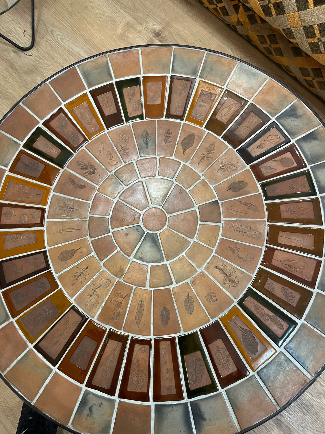 Ceramic coffee table by Roger capron 1950