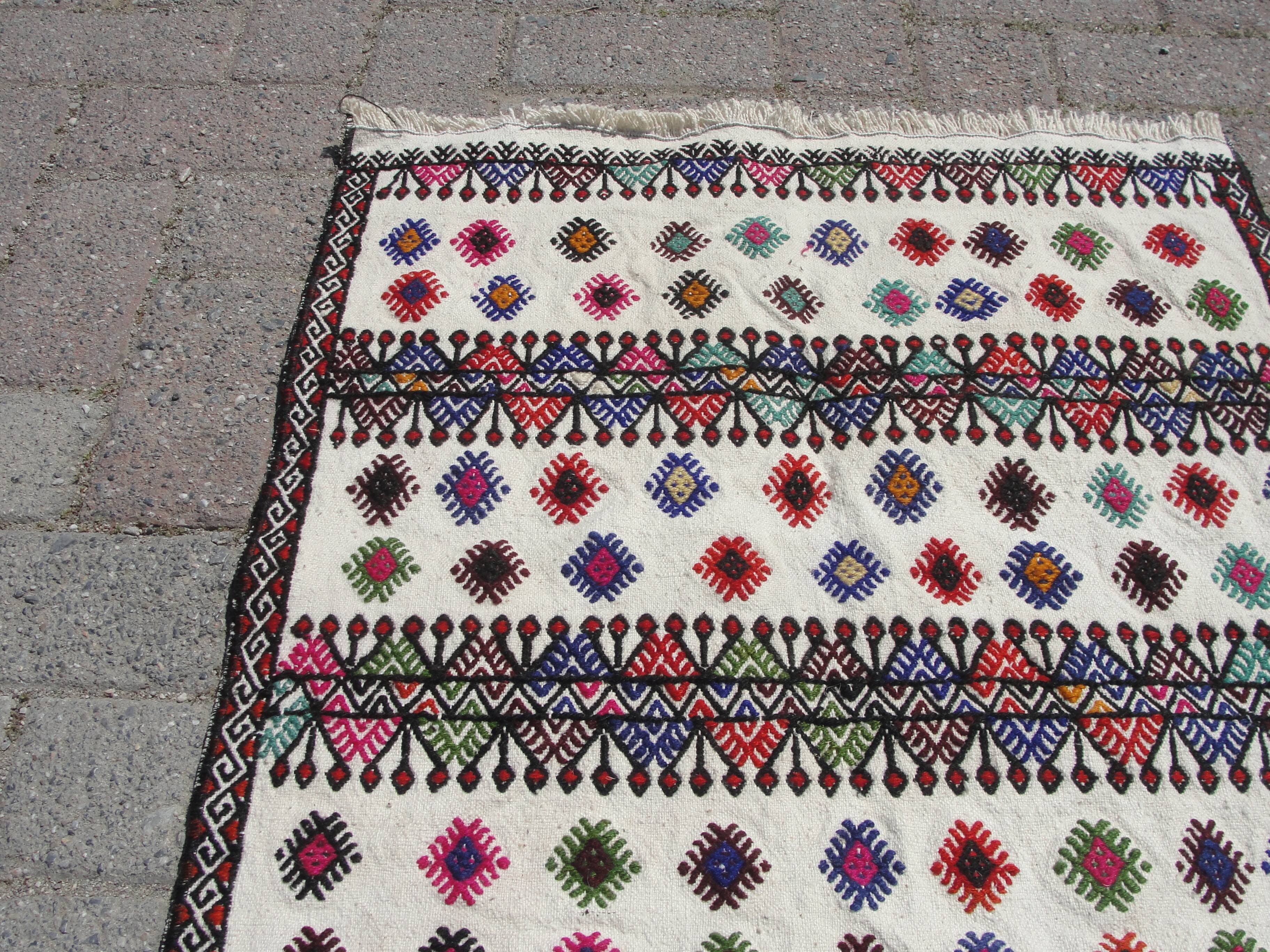 Small Cotton Doormat kilim rugs