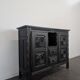 Buffet dans le style de Dudouyt peint en noir